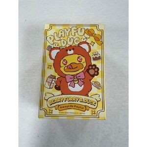 B.Duck Beary Furry Hugging Bear Plush Keychain Blind Box NEW Sealed